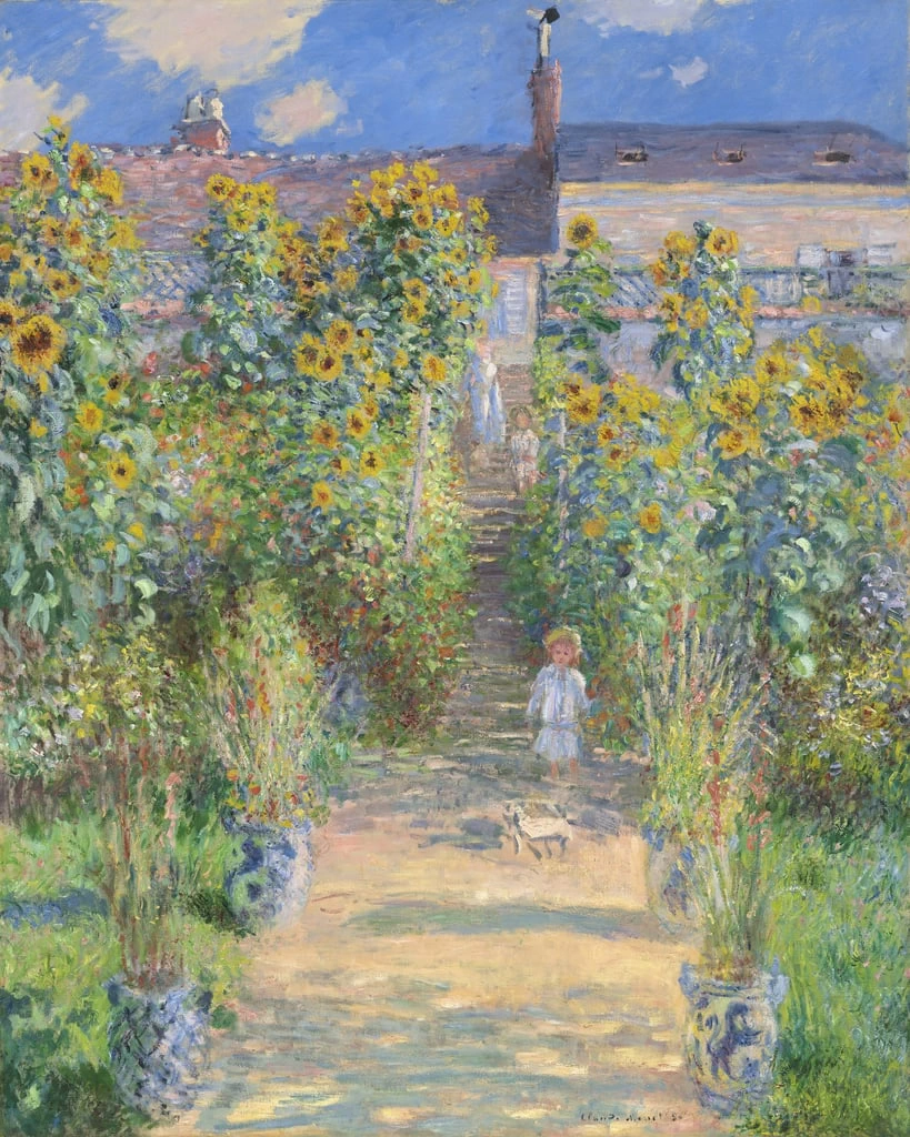 Il giardino dell'artista a Vetheuil - National Gallery of Art, Washington